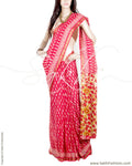 DPP-5926 - Pink & Beige Pure Cotton Kota Saree