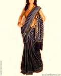 DPP-9195 - Blue & Multi Pure Chanderi  Saree