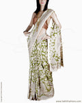 DPQ-16767 Green Kalamkari Saree