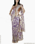 DPQ-16785 Purple Kalamkari Saree