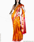 DPQ-17298 - Mustard & Pink Pure Kanchivaram Silk Saree