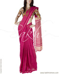 DPQ-5844 - Pink & Beige Pure Cotton Saree