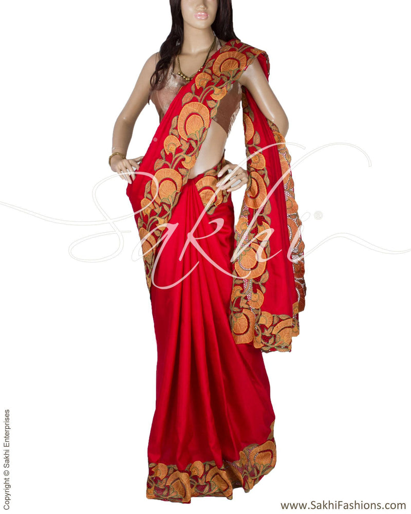SR-0269 Blue Kanchi Cutwork