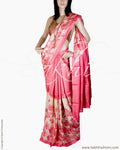 DPR-0824 - Beige & Peach Pure Tussar Silk Saree