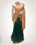DPR-19370 - Peach &  Pure Kanchivaram Silk Saree