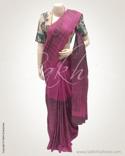 DPR-19713 - Pink &  Pure Tussar Silk Saree
