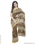 DPR-4288 - Multi & Beige Silk & Cotton Saree