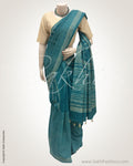 DPR-9867 Blue pure Tussar saree