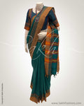 DPS-12466 - Green &  Pure Cotton Saree