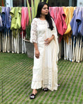 DPS-15434 - Cream &  Cotton Dupatta
