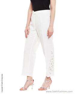 DPS-17181 White Linen Pant