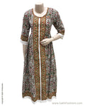 DPS-17399 Cream Cotton Dress