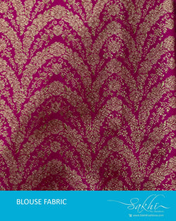DRBL-20682 Pink Banarsi FBlouse
