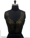 DRBL-24134 Black Georgette RBlouse