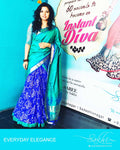 EDPP-17525 - Green & Blue Pure Kanchivaram Silk Saree