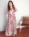 EE-R1103 Pink Kalam Dress