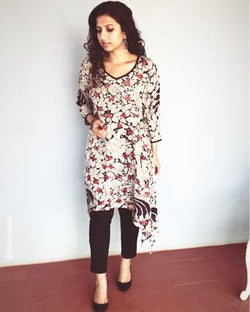 EE-R24053 Cutwork Kalam Top