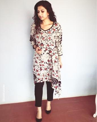EE-R24053 Cutwork Kalam Top