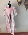 EE-R24377 - Cream &  Pure Cotton Dress