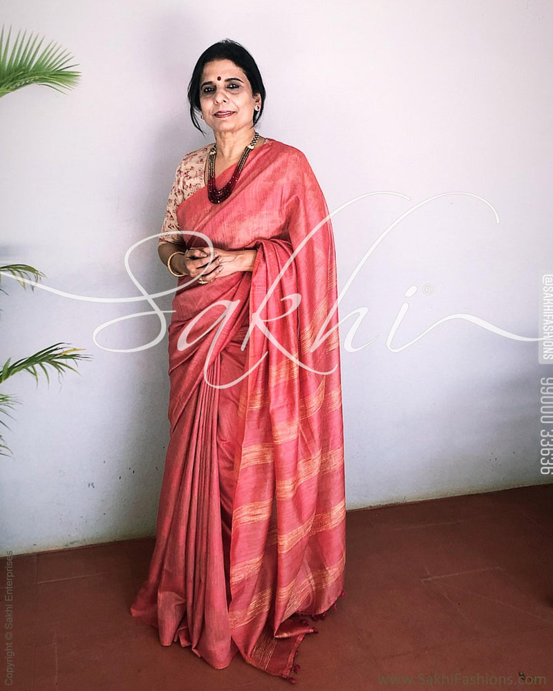 EE-R24412 PeachMunga Saree
