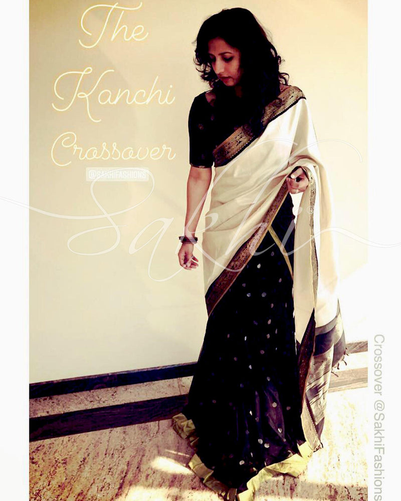 EE-R26544 Cream Black Kanchi
