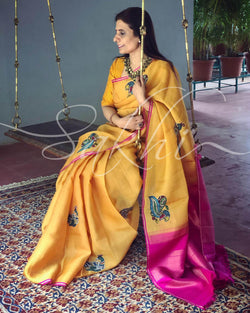 EE-R28192 Mustard Kanchi Silk