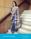 EE-R4271 Blue Grey Dabu Cotton