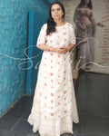EE-R7879 - Cream & Multi Cotton Top
