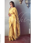 EE-R9233 - Gold &  TISSUE  Saree