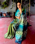 EE-S11172 Green Tussar Saree
