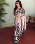 EE-S11443 Black Batik sari