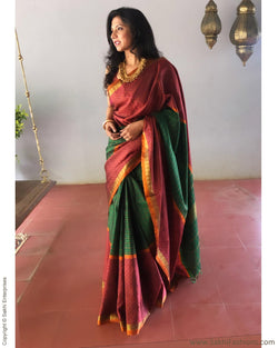 EE-S12251 Long border Kanchi Sari