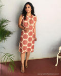 EE-S12566 - Beige &  Pure Cotton Dress