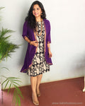 EE-S12572 - Purple &  Pure Cotton Jacket