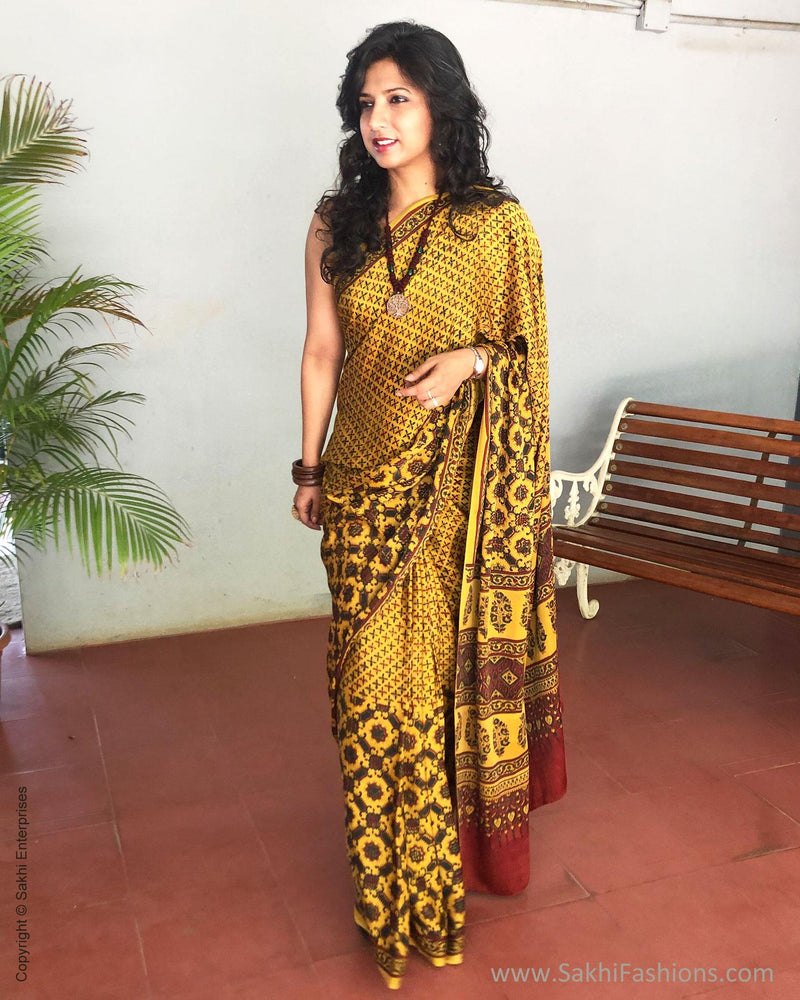 EE-S13749 Ajrakh Mustard Modal