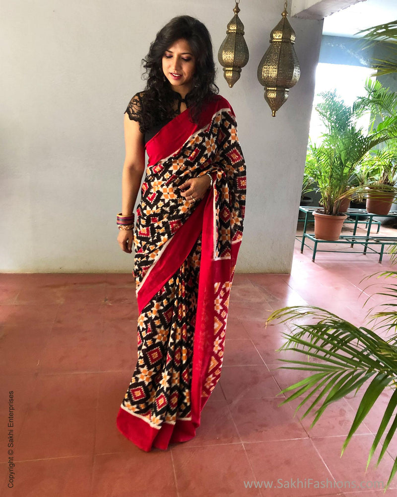 EE-S14134 Classic Double Ikath sari