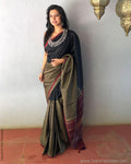 EE-S17388 Grey Kanchi saree