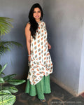 EE-S18467 - Green Cotton dress