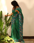 EEP-22992 Tussar Kalamkari Cuwtork Sari