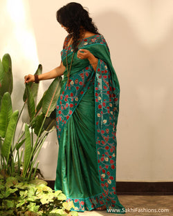 EEP-22992 Tussar Kalamkari Cuwtork Sari