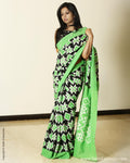 EEQ-3983 Green Double ikkat