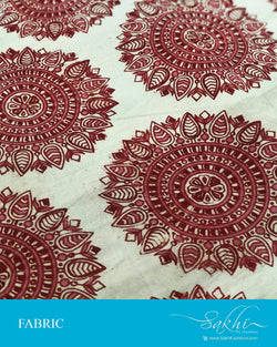 FB-Q11836 - Beige &  Cotton Fabric