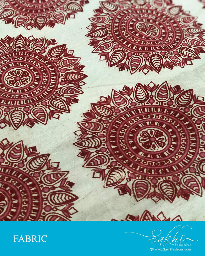 FB-Q11836 - Beige &  Cotton Fabric