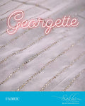 FB-Q22789 - Grey &  Synthetic Georgette Fabric