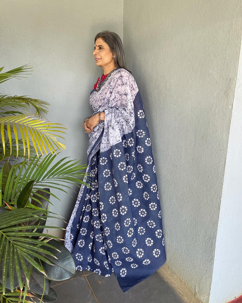 EE-V14655 Grey Batik Cotton