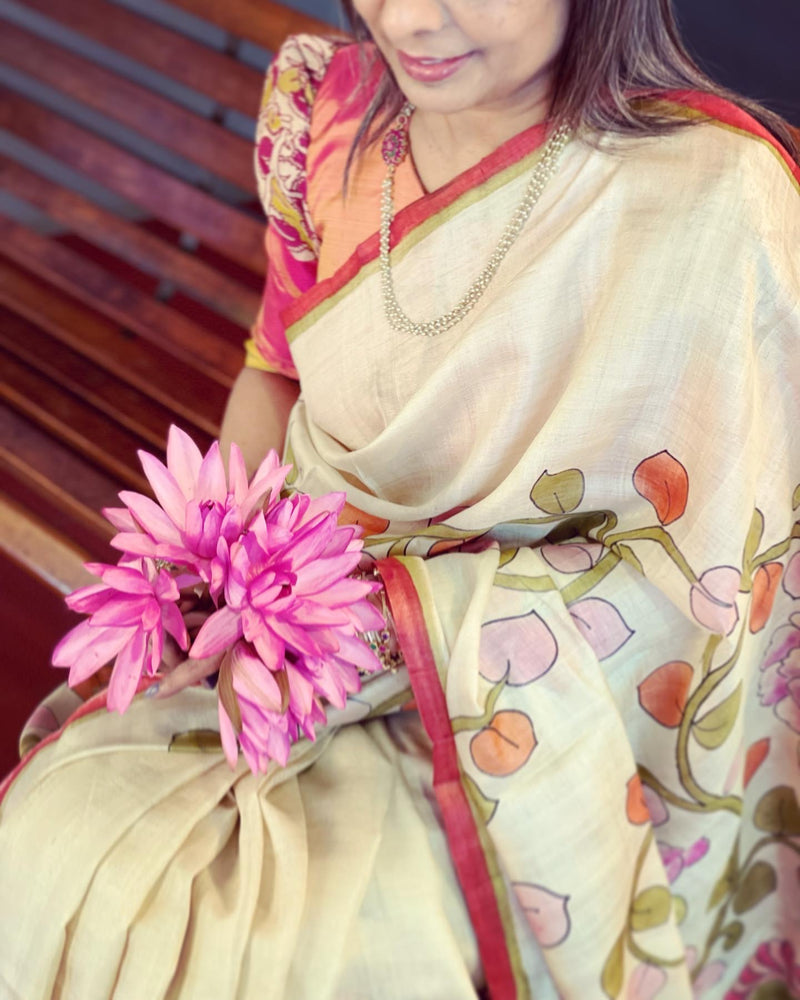 DP-S25496 Peach Kanchi Blouse