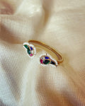 AS-V08437 Multi Silver Bangle