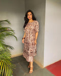 EE-V00807D Batik Kimono Dress