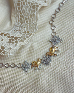 AJ-V13063 White Nandi Choker