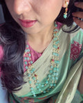 AJ-V17136 Light Green Mala